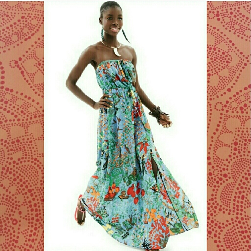 Colorful Maxi Dress- extra long 36in inseem